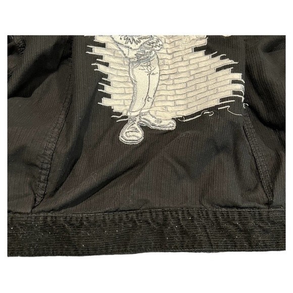 Looney Tunes Black Corduroy “The Wilder One” Bugs Bunny Jacket - XL - Picture 6 of 10